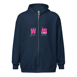 The Woman's Womb is God's design studio - Unisex heavy blend zip hoodie