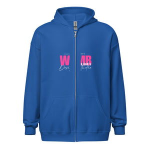 The Woman's Womb is God's design studio - Unisex heavy blend zip hoodie