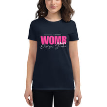 Load image into Gallery viewer, A Woman&#39;s Womb is God&#39;s Design Studio - Women&#39;s short sleeve t-shirt