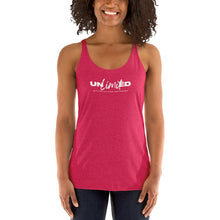 Load image into Gallery viewer, Unlimited - With God all things are Possible - Women&#39;s Racerback Tank