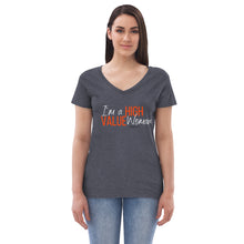 Load image into Gallery viewer, The High Value Woman&#39;s Collection - Women’s recycled v-neck t-shirt